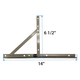 100 Series Awning Window Hinge Kit