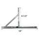 100 Series Awning Window Corrosion Resistant Hinge Kit