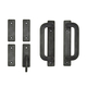 Gliding Patio Door Hardware - Interior Trim Set