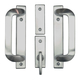 Andersen Gliding Patio Door Satin Nickel Anvers Trim Set Part Number 2565541