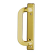 Bright Brass Gliding Patio Door Handle