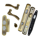 Newbury® Complete Trim Set in Antique Brass