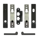 FSB 1035 Single Door Complete Trim Set in Black Anodized