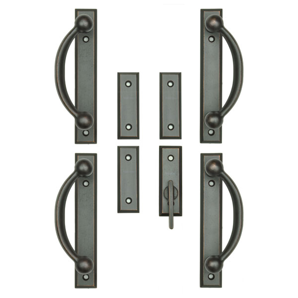 バルーン•バティーア　プレマスリーブセット Yuma Distressed Bronze Trim Set 2565558| Andersen Doors Andersen A
