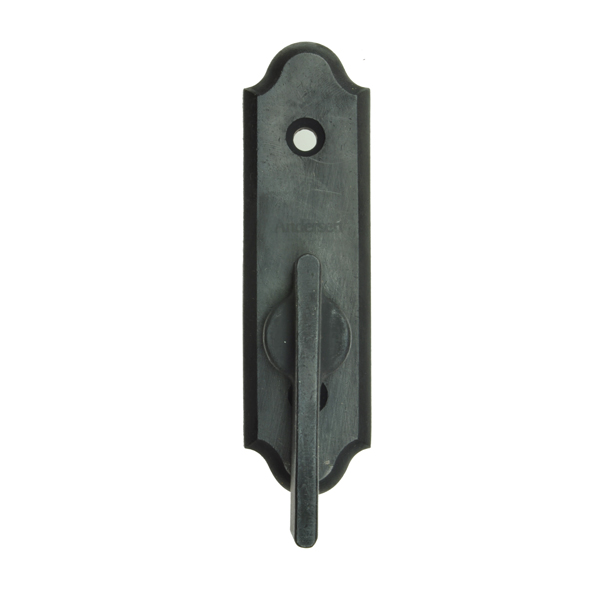 Encino Distressed Bronze Thumb Latch 2573169 Andersen A Series Gliding Patio Door Locks Encino Distressed Bronze Thumb Latch, Andersen Gliding Patio Door Tribeca Thumb Latch For Frenchwood Perma Shield