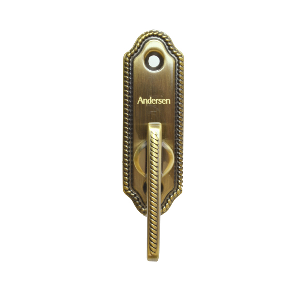 Whitmore Antique Brass Thumb Latch, Andersen Sliding Glass Door Replacement Latch
