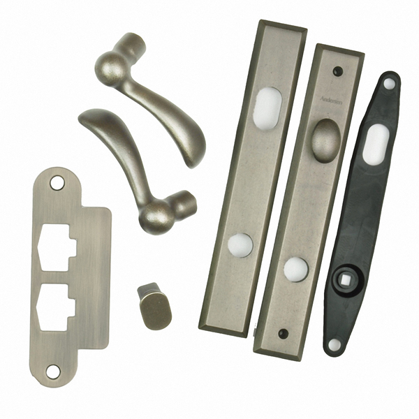 Yuma Distressed Nickle Trim Set 2578933 Andersen Doors
