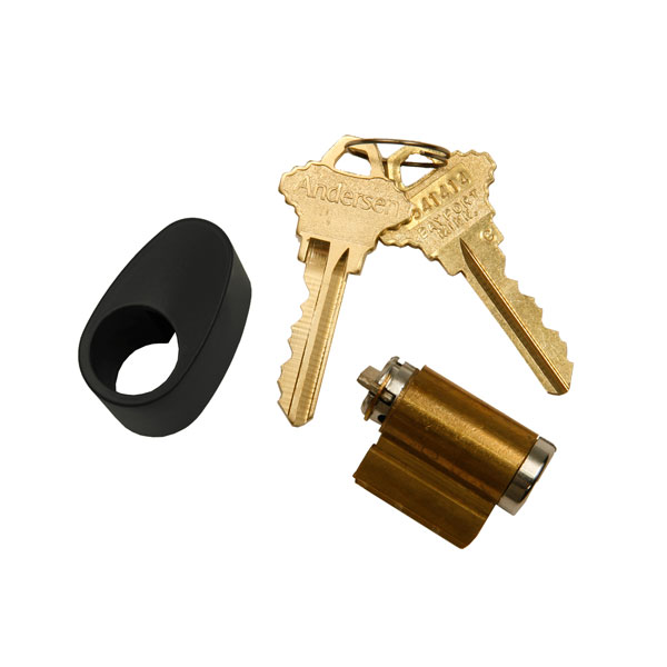 Black Tribeca Keyed Assembly 9184684 | Andersen Doors Locks