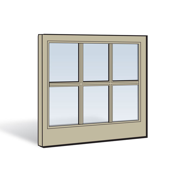 ピーター・イーストハム　Window&Window Ⅱ　2点 Double-Hung Lower Sash Size 3060 - 0836934 | Andersen Windows