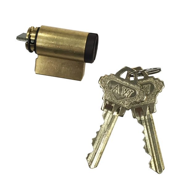 Oil Rubbed Bronze Lock Cylinder with Keys - 2579389 Locks