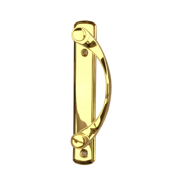 Newbury Bright Brass Handle 2573597, Anderson Sliding Door Replacement Hardware