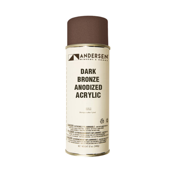 Dark Bronze Anodized Spray Paint 9105407 | Andersen Windows Dark Bronze Anodized Spray Paint 9105407 | Andersen Windows
