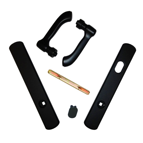 Andersen® Double Door Exterior Trim Set Albany / Black Finish