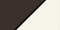 Dark Bronze Exterior with White Interior Color Swatch