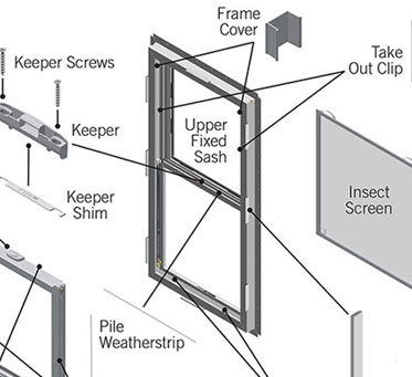 100 Series Single-Hung Parts - Andersen Windows