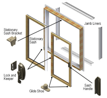 Andersen 200 Series Gliding Window Parts