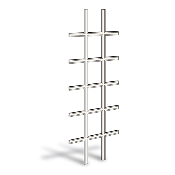 A-Series Outswing Patio Door Grilles