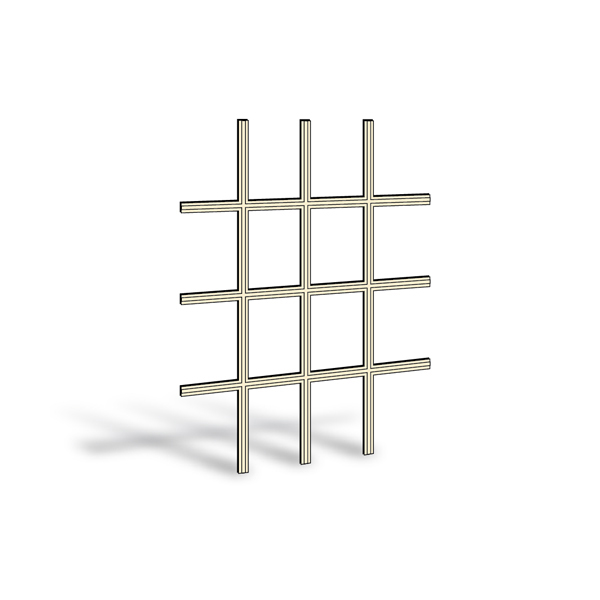 400 Series Casement & Awning Window Removable Interior Grille - 9134532