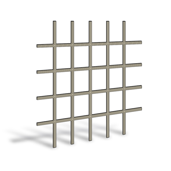 400 Series Casement & Awning Window Removable Interior Grille - 0603606