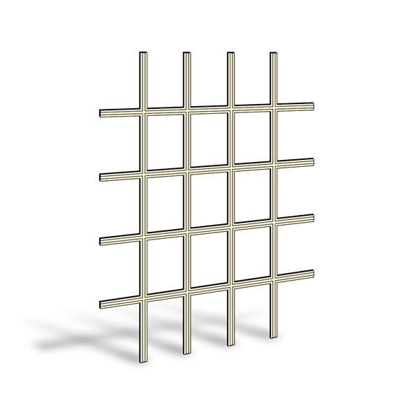 400 Series Casement & Awning Window Removable Interior Grille