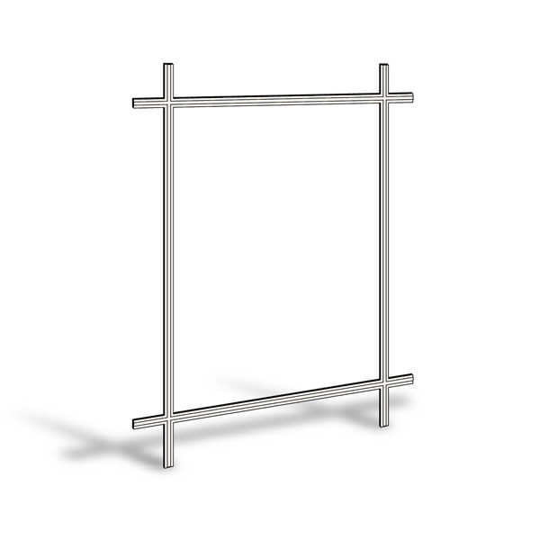 400 Series Casement & Awning Window Removable Interior Grille - 1344866