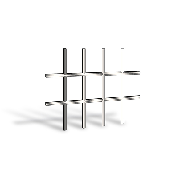400 Series Casement & Awning Window Removable Interior Grille - 1344402