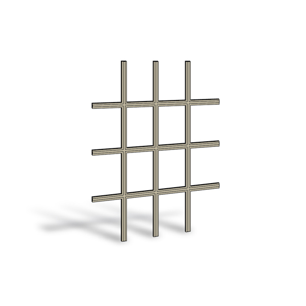 400 Series Casement & Awning Window Removable Interior Grille - 0603594