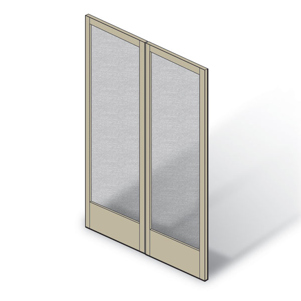 Sandtone 400 Series Frenchwood® Hinged Patio Door Insect Screen Kit
