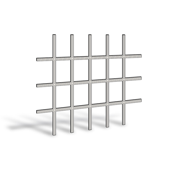 400 Series Casement & Awning Window Removable Interior Grille - 1344420