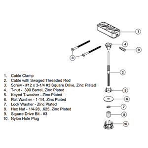 Cable Support System - 1355020