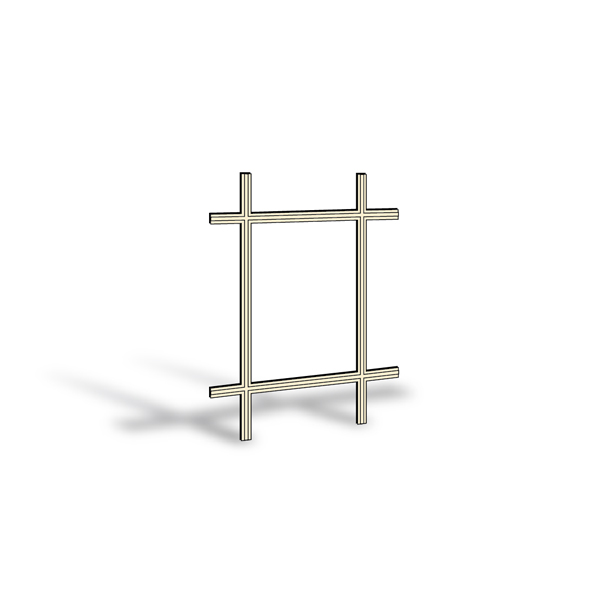 400 Series Double-Hung Window Removable Interior Grille - 9047597