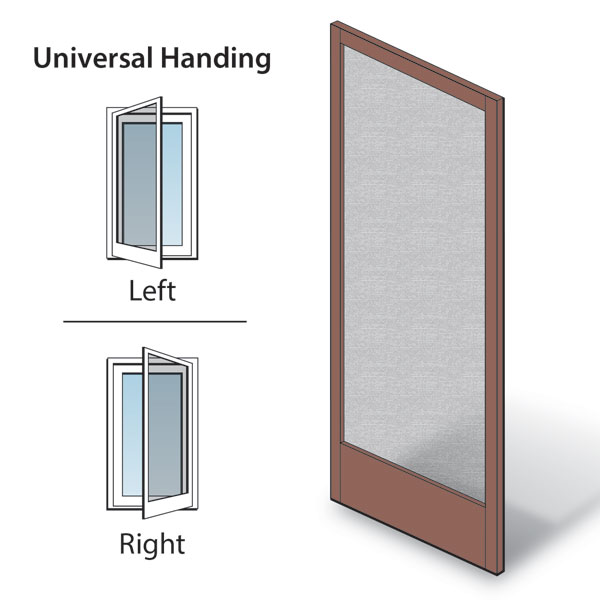 Sandtone 400 Series Frenchwood® Hinged Patio Door Insect Screen Kit - 2666002