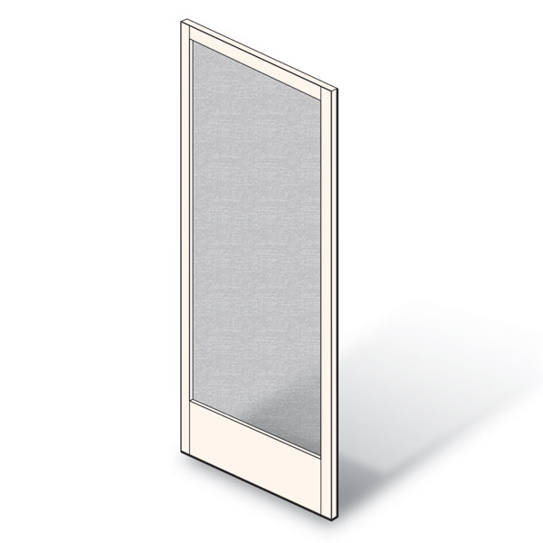 White 400 Series Frenchwood® Hinged Patio Door Insect Screen Kit