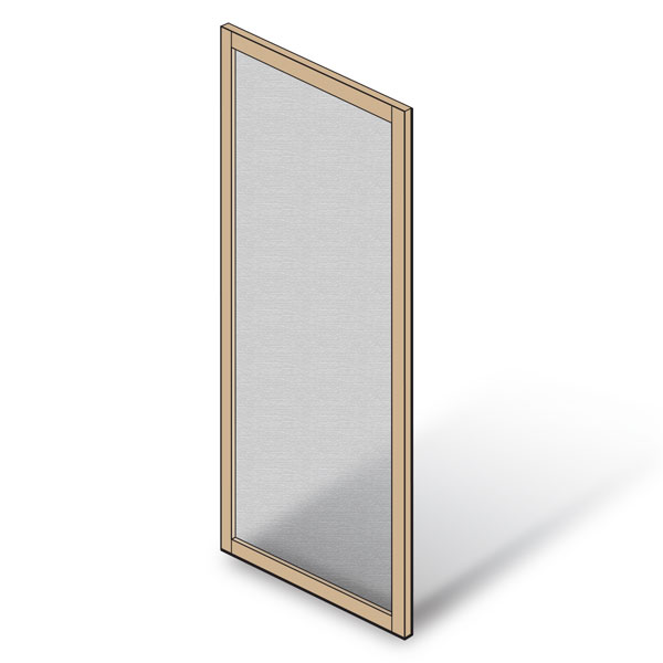 Prairie Grass A-Series Hinged Inswing Patio Door Hinged Insect Screen - 9140977