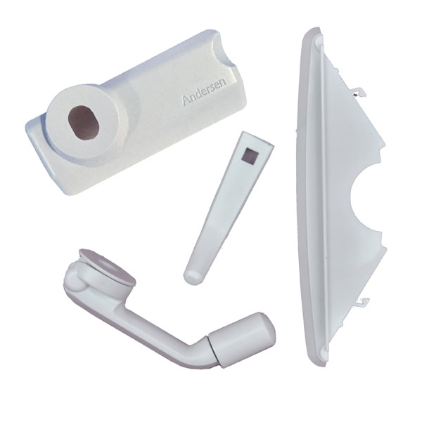 Casement Window Contemporary Style Folding Hardware Package