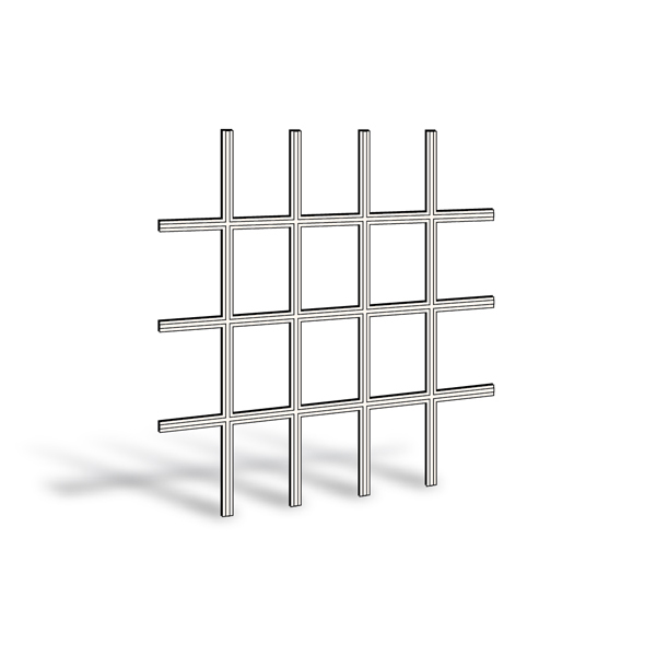 400 Series Casement & Awning Window Removable Interior Grille - 1344410