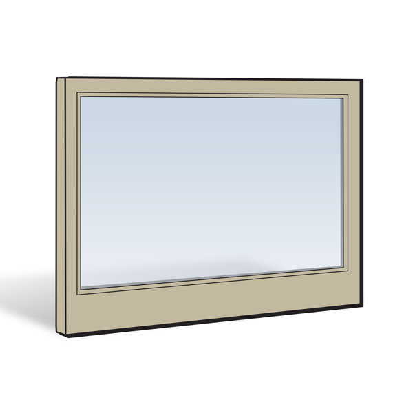 200 Series Tilt-Wash Double-Hung Window Lower Sash - 0815160