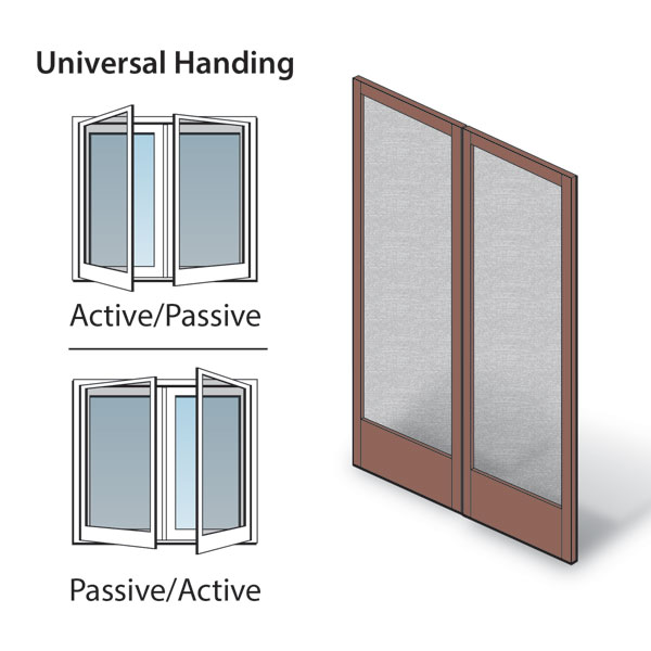 Terratone® 400 Series Frenchwood® Hinged Patio Door Insect Screen Kit - 2666023