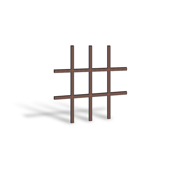 400 Series Double-Hung Window Removable Interior Grille