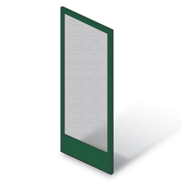 Forest Green 400 Series Frenchwood® Hinged Patio Door Insect Screen Kit