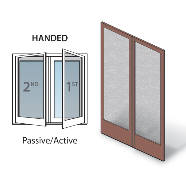 Terratone® 400 Series Frenchwood® Hinged Patio Door Insect Screen Kit - 2666016