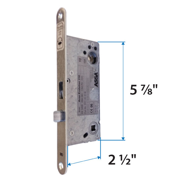 200 Series Inswing Patio Door Active Lock - 2594858