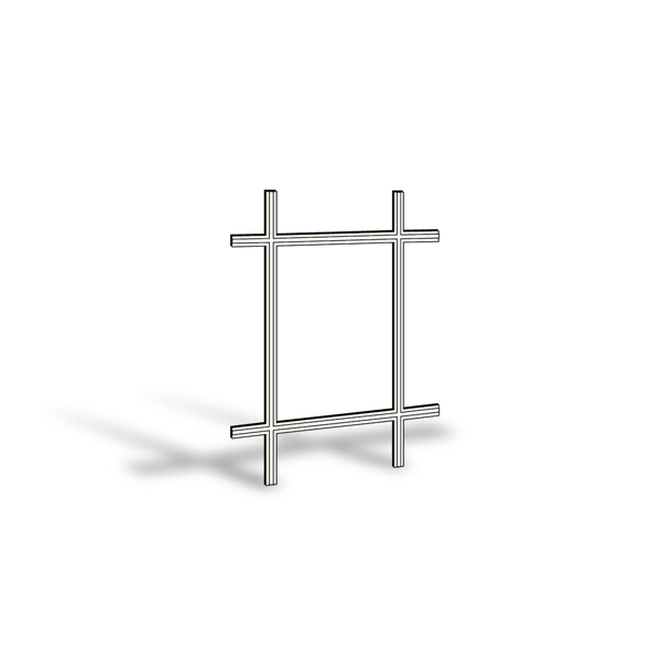 400 Series Double-Hung Window Removable Interior Grille