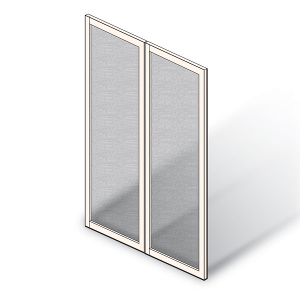 White 200 Series & A-Series Double Hinged Insect Screen