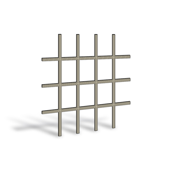 400 Series Casement & Awning Window Removable Interior Grille - 0603596