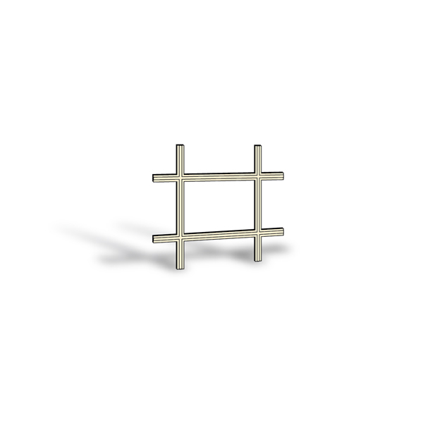 400 Series Double-Hung Window Removable Interior Grille - 9047590