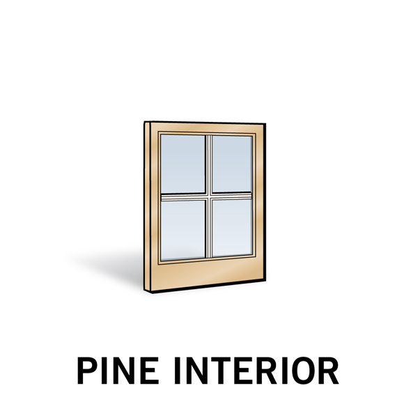 200 Series Tilt-Wash Double-Hung Window Lower Sash - 0836908