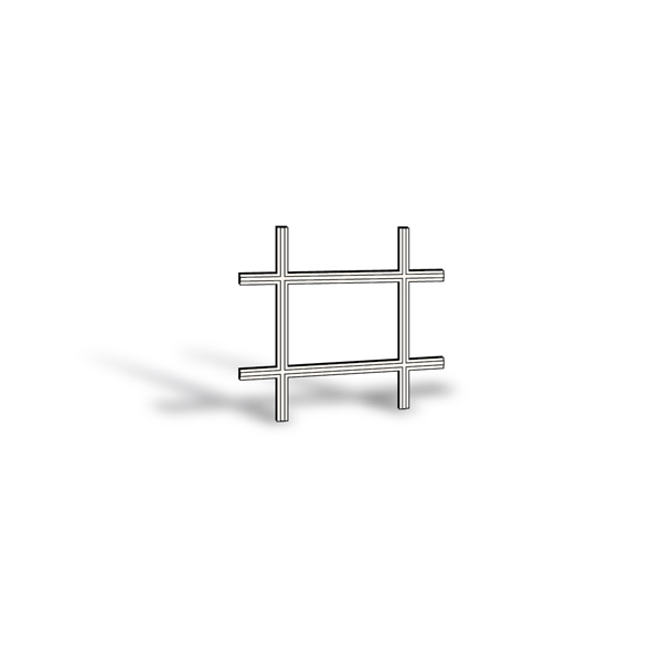 400 Series Casement & Awning Window Removable Interior Grille - 1344803