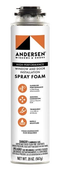 Andersen® Installation Spray Foam For Window & Patio Door Installation