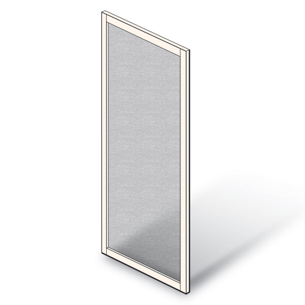 White 200 Series & A-Series Hinged Patio Door Hinged Insect Screen